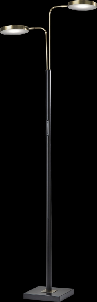 Gill Road Black Floor Lamp - Thumbnail - Image 1