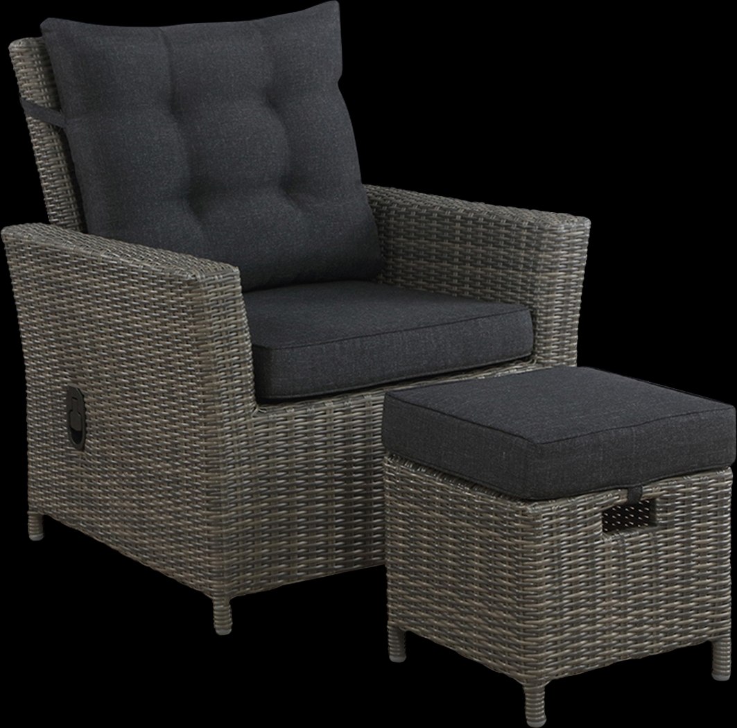 Gilleland Gray 2 Pc Outdoor Seating Set - Thumbnail - Image 1