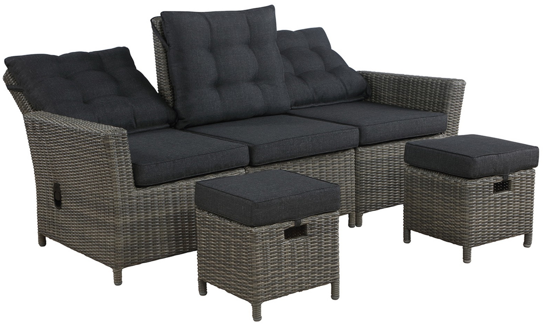 Gilleland Gray 3 Pc Outdoor Seating Set - Thumbnail - Image 2