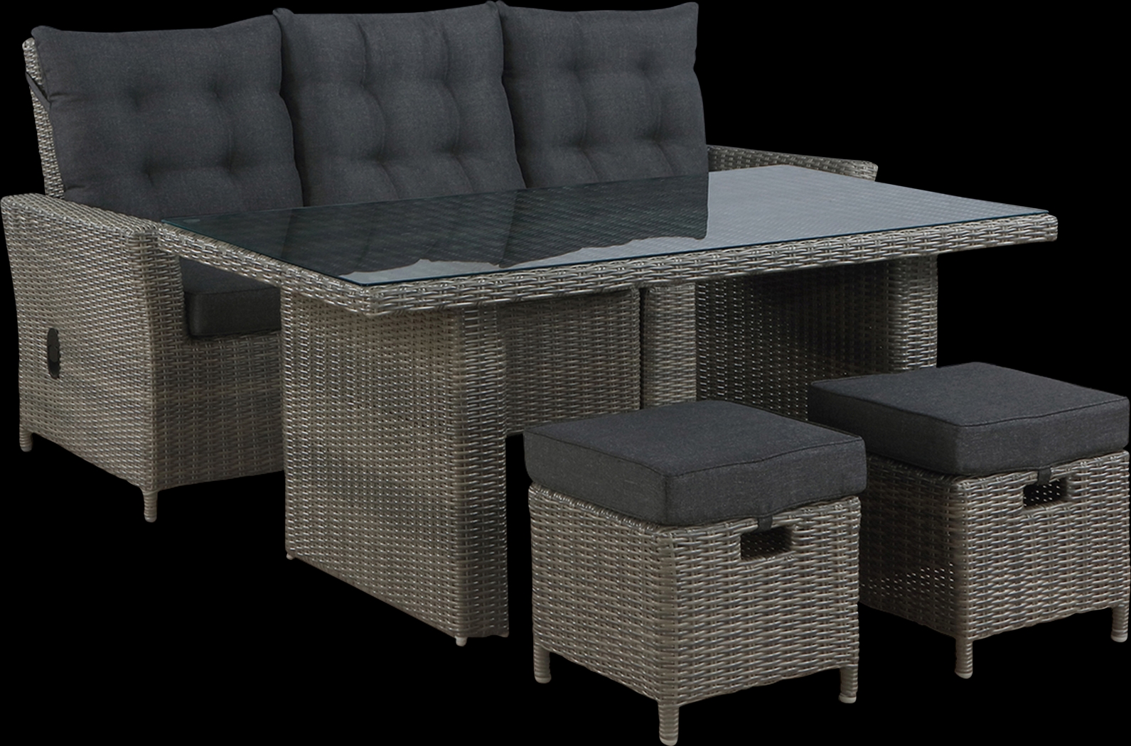 Gilleland Gray 5 Pc Outdoor Dining Set - Thumbnail - Image 1