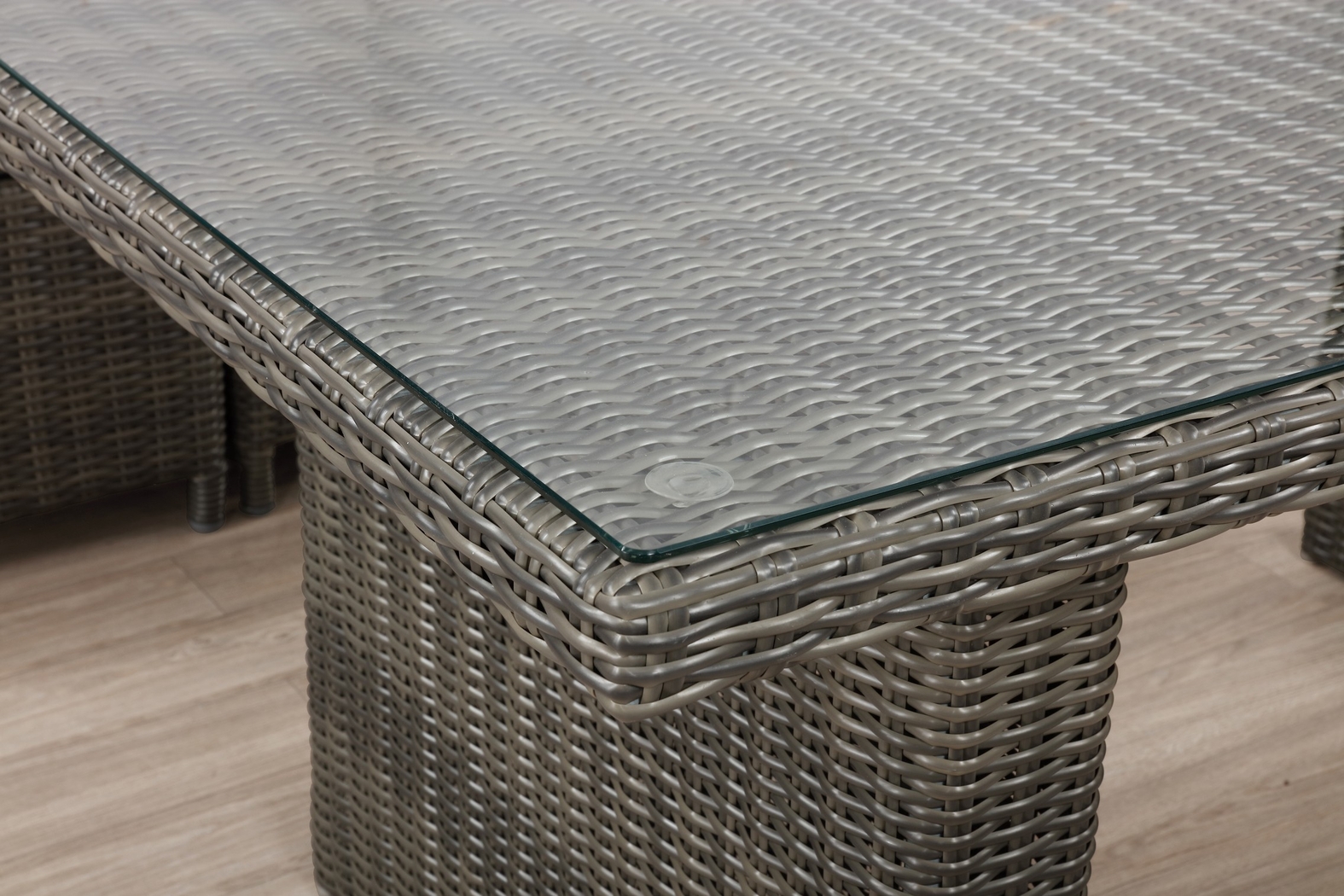 Gilleland Gray Outdoor Cocktail Table - Thumbnail - Image 4