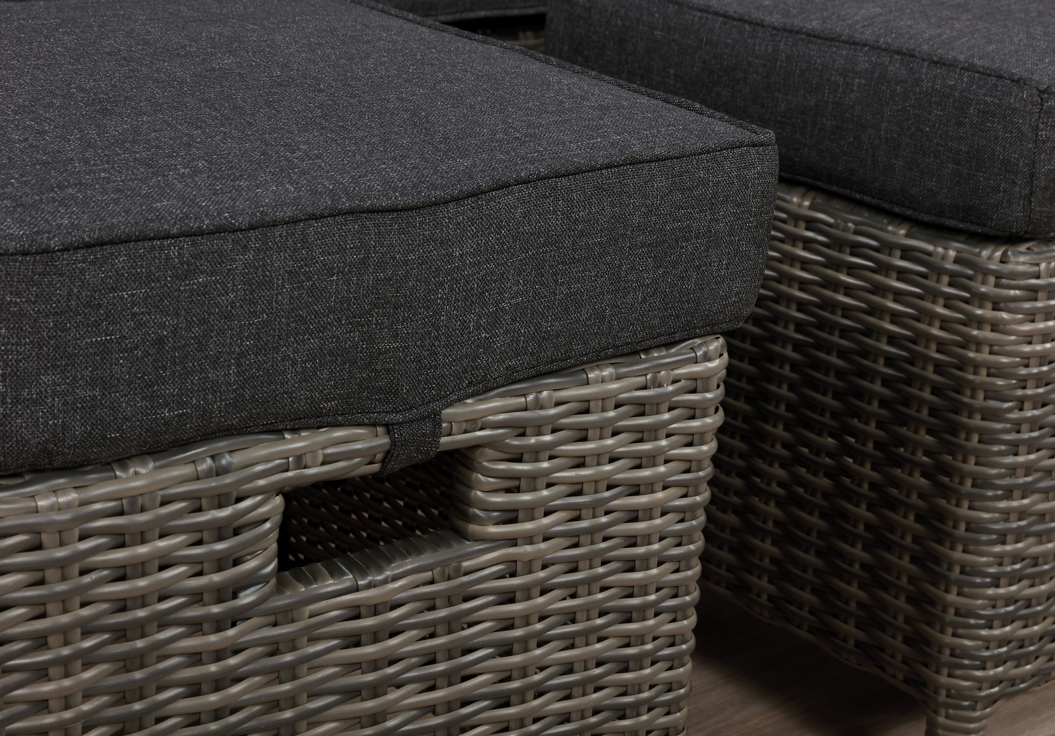 Gilleland Gray Outdoor Ottoman, Set of 2 - Thumbnail - Image 5