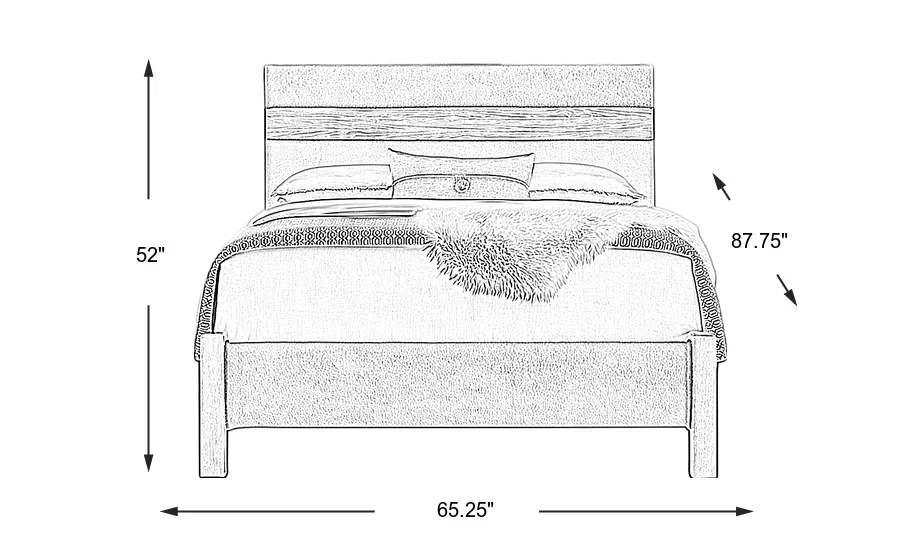 Dimension Image. Please refer to the Dimension Tab on this page for dimension details.