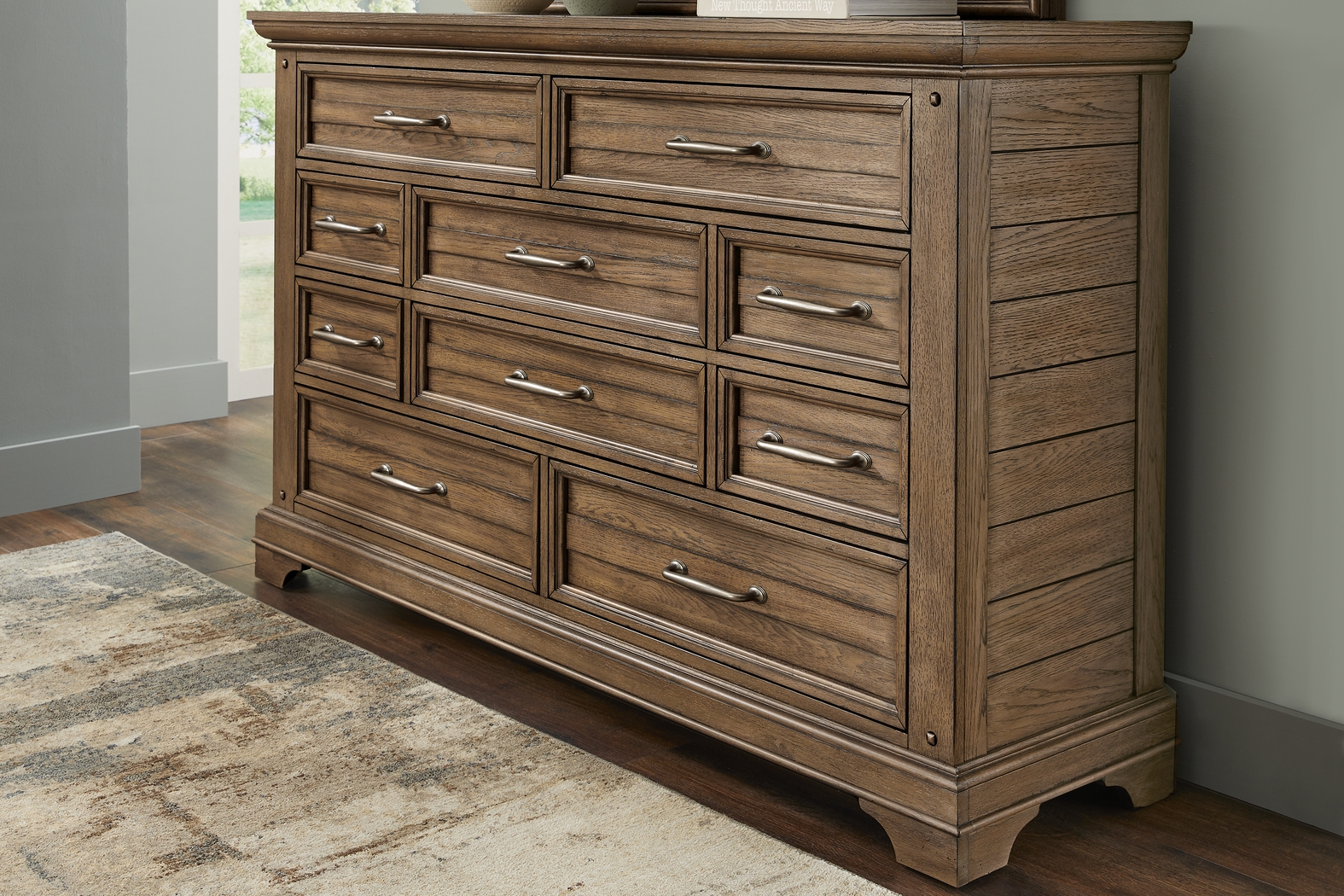 Gillon Ferry Beige 5 Pc King Upholstered Bedroom - Thumbnail - Image 6