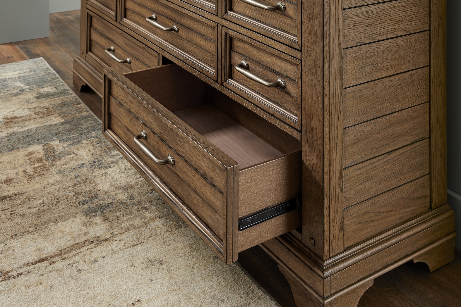 Gillon Ferry Beige 5 Pc King Upholstered Bedroom - Thumbnail - Image 8