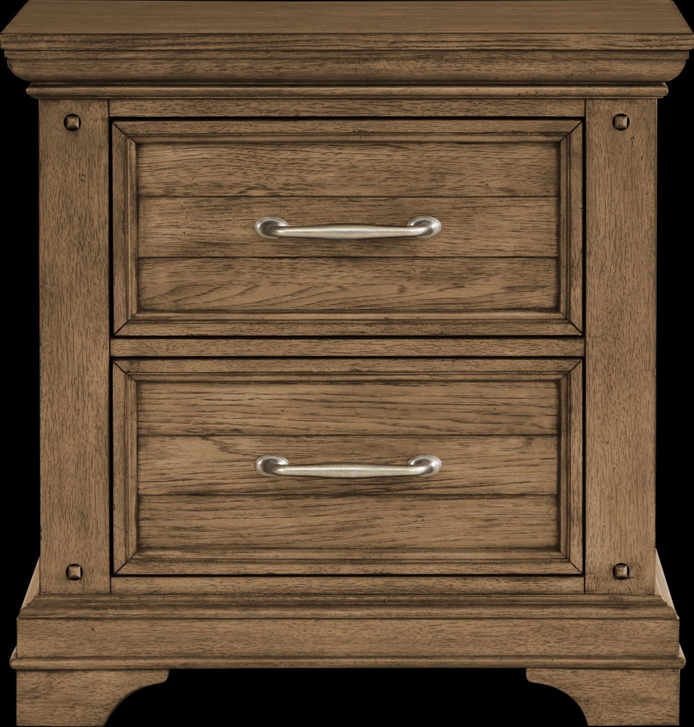 Gillon Ferry Brown 5 Pc King Upholstered Bedroom - Thumbnail - Image 6