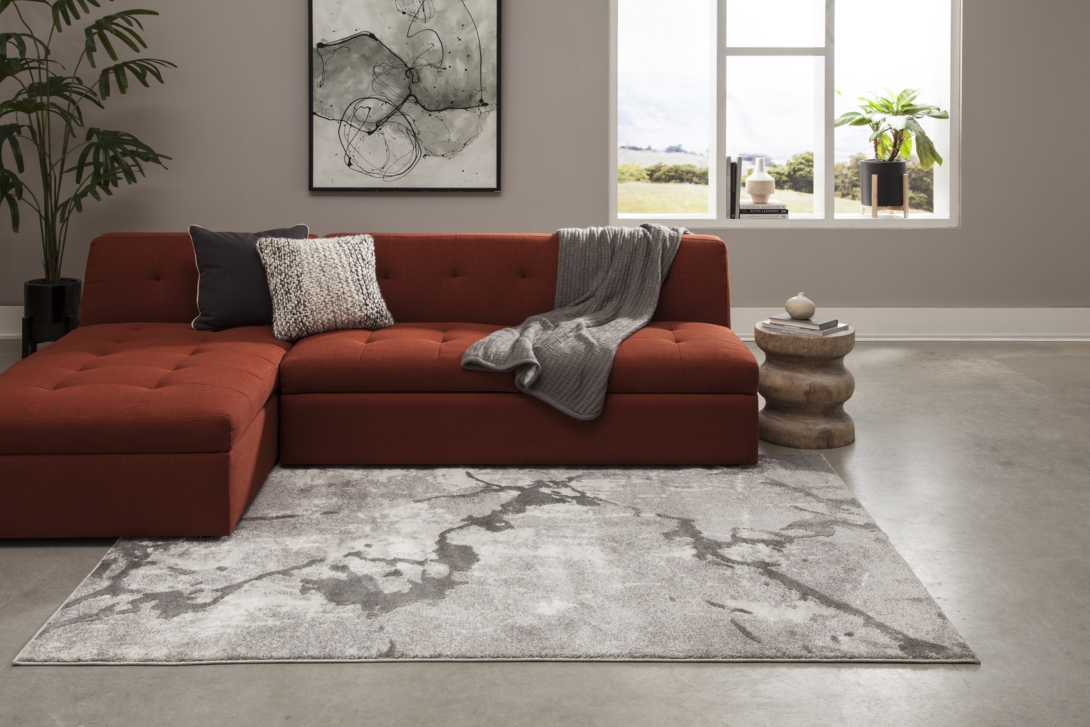 Gillson Gray 7'6 x 9'6 Rug - Thumbnail - Image 2