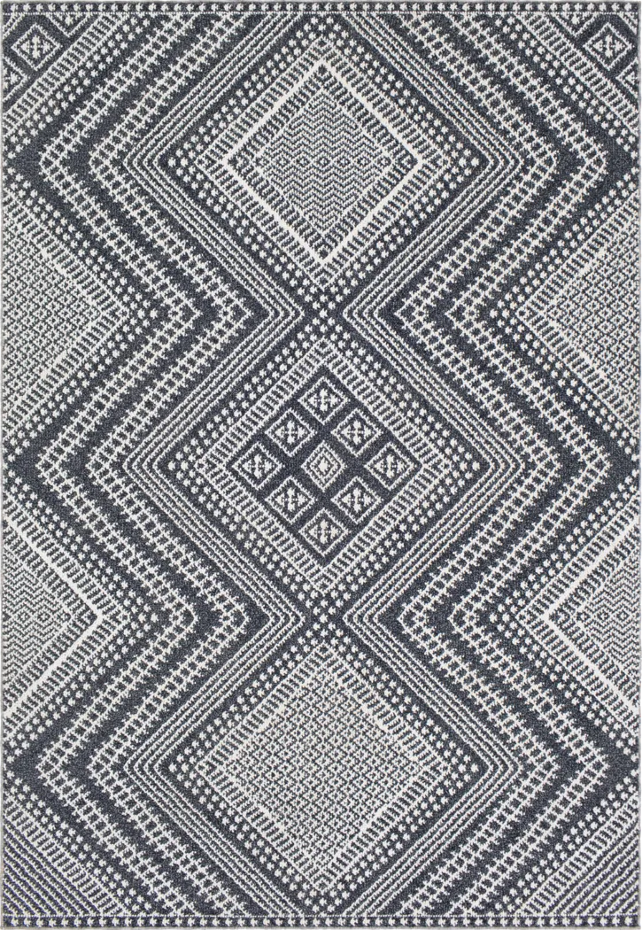 Gilly Slate 5'3 x 7'3 Indoor/Outdoor Rug - Thumbnail - Image 1