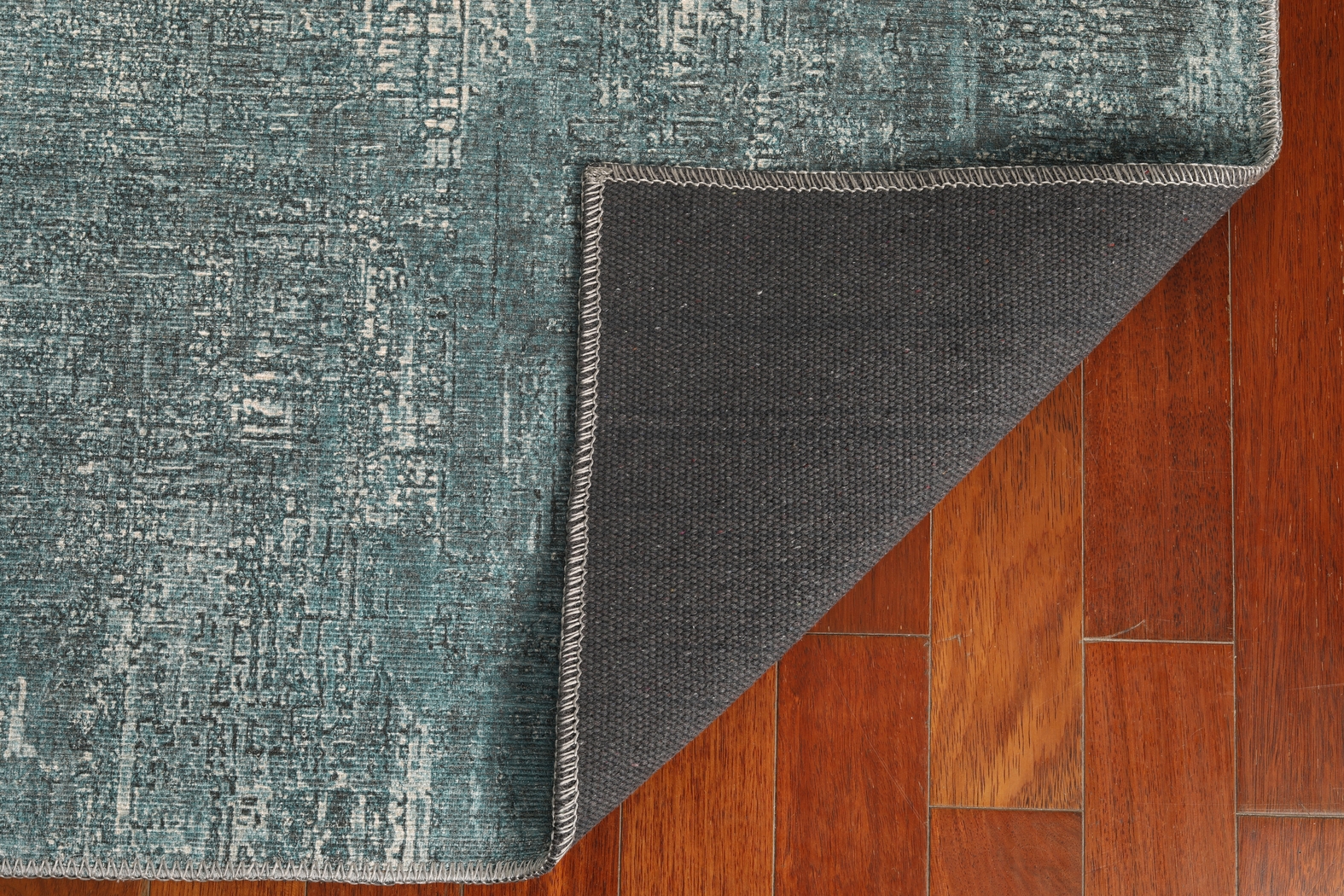 Gilmond Teal 7'6 x 9'6 Rug - Thumbnail - Image 4