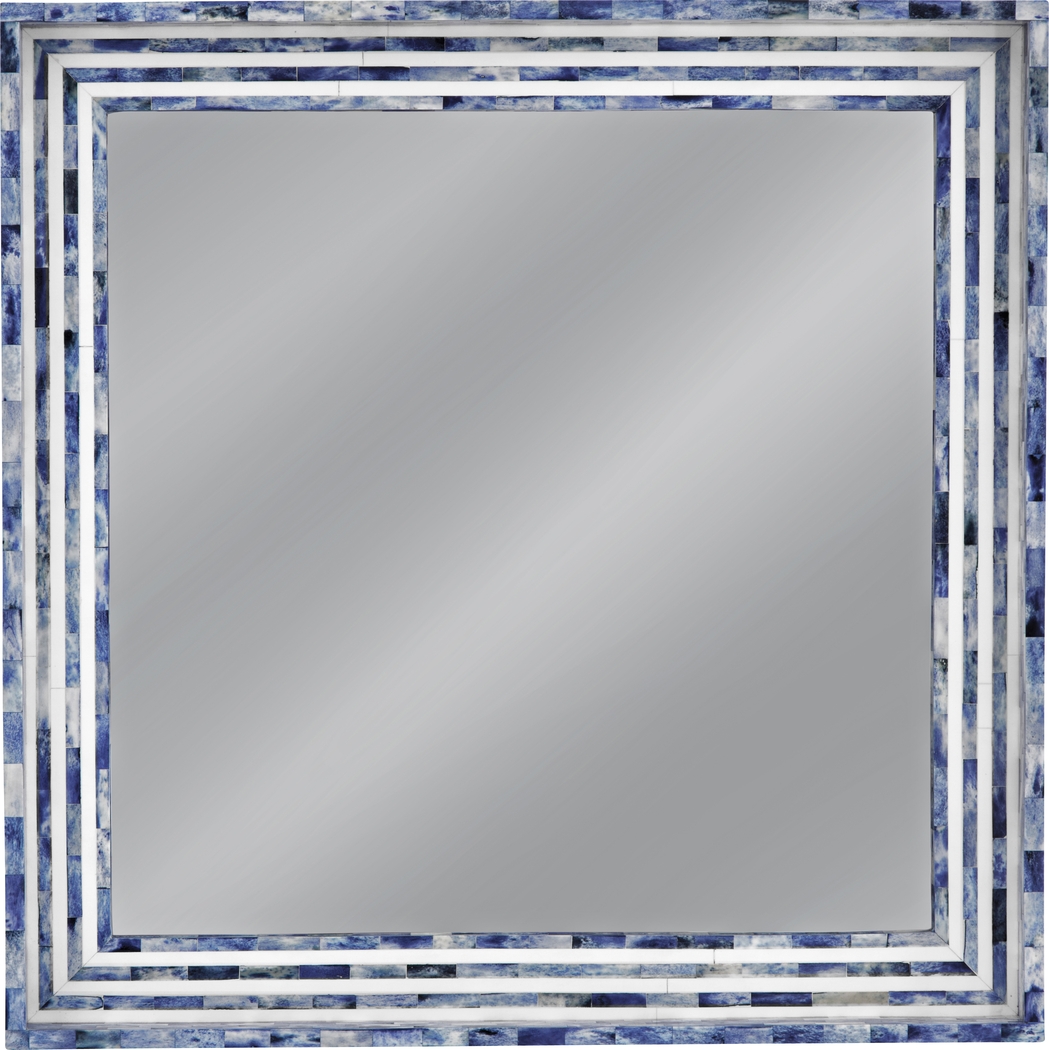Gilston Blue Mirror - Thumbnail - Image 1