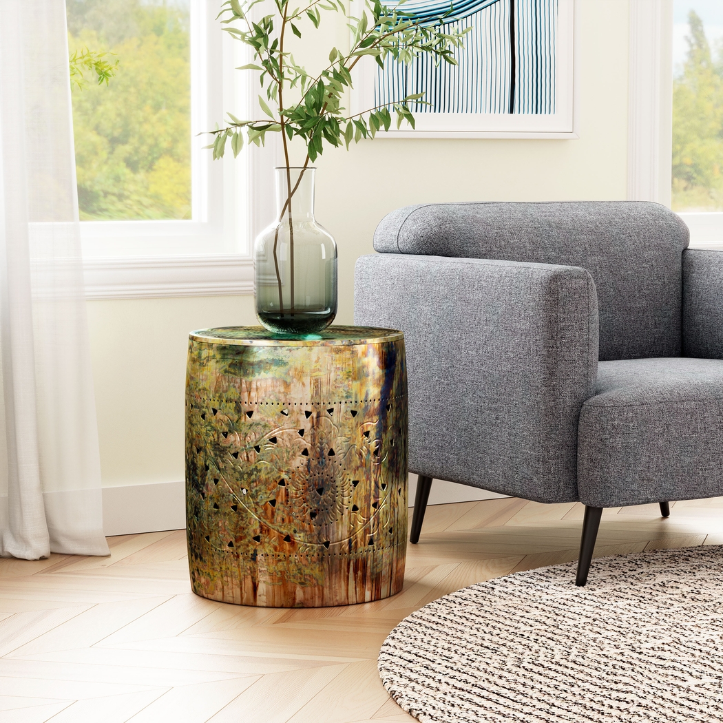 Ginami Silver End Table - Thumbnail - Image 2