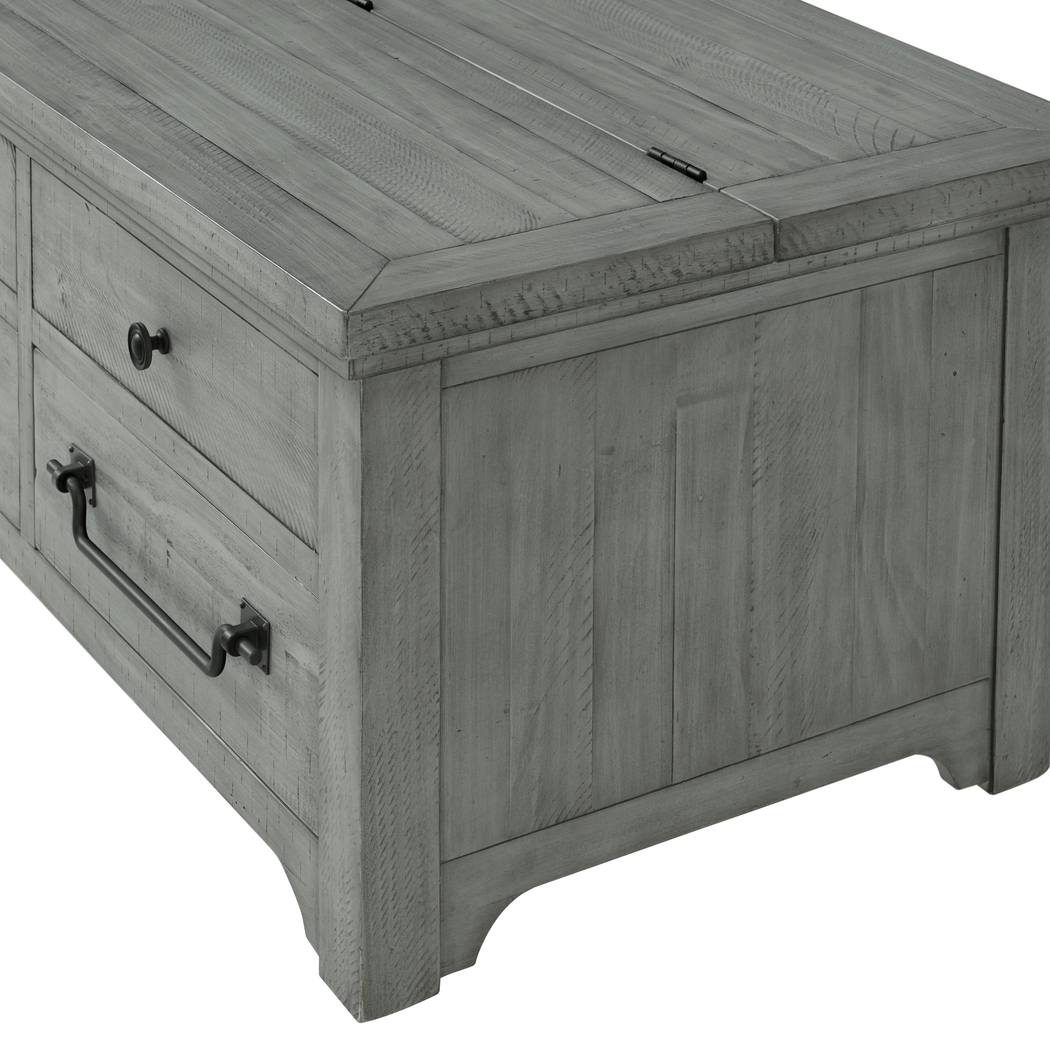 Gingerich Gray Coffee Table with Flip Top Trunk - Thumbnail - Image 7
