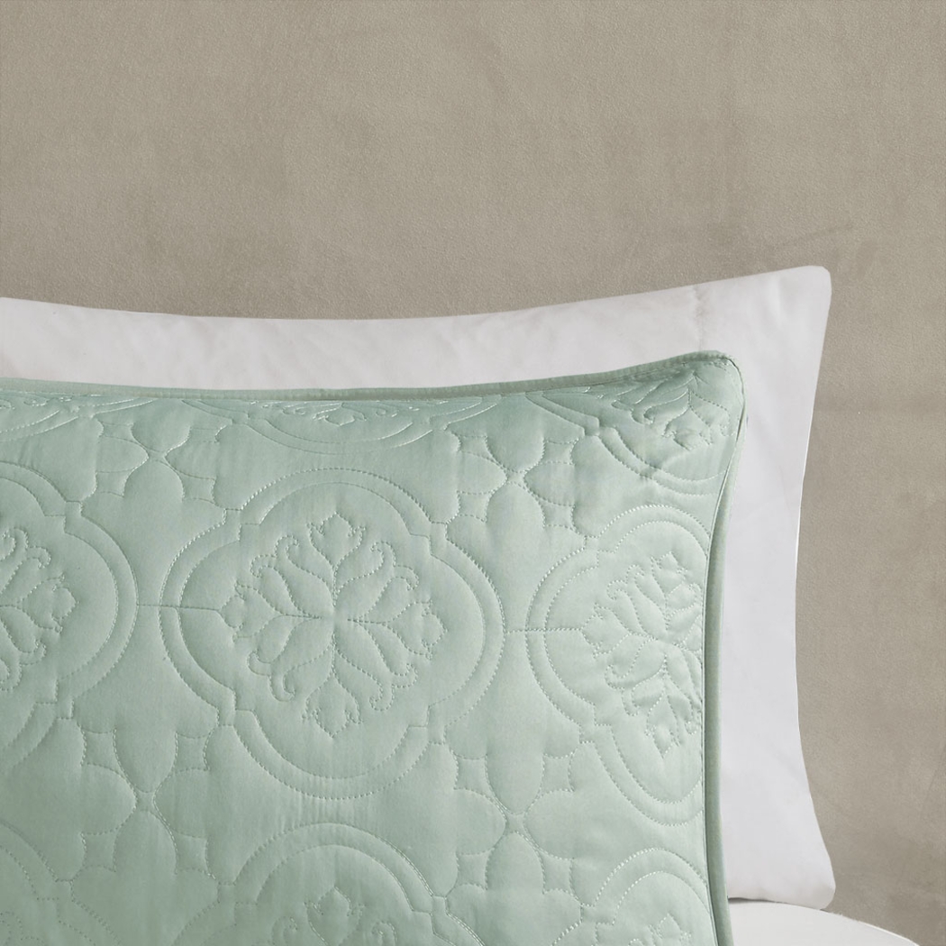 Gingerish Seafoam 3 Pc King/California King Bedspread - Thumbnail - Image 5