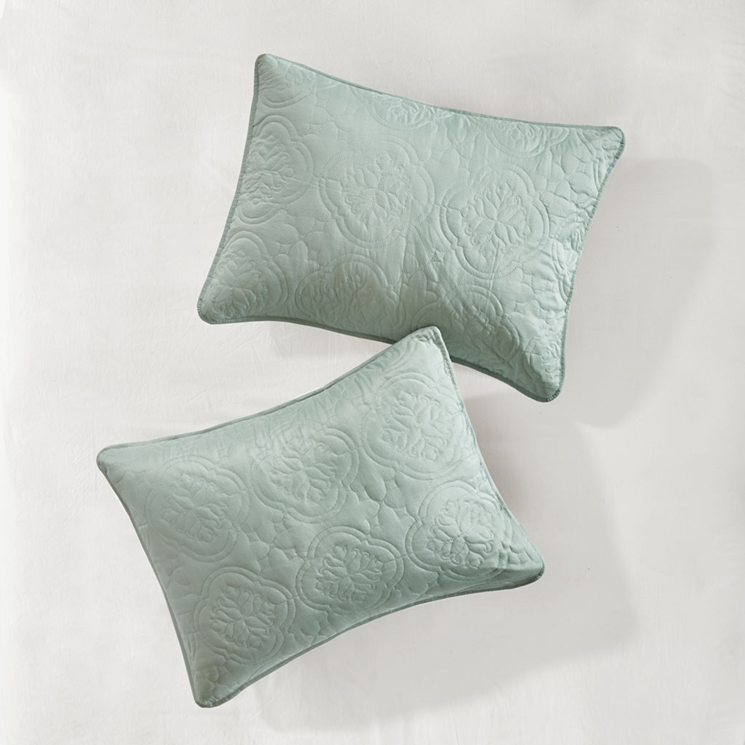 Gingerish Seafoam 3 Pc King/California King Bedspread - Thumbnail - Image 6