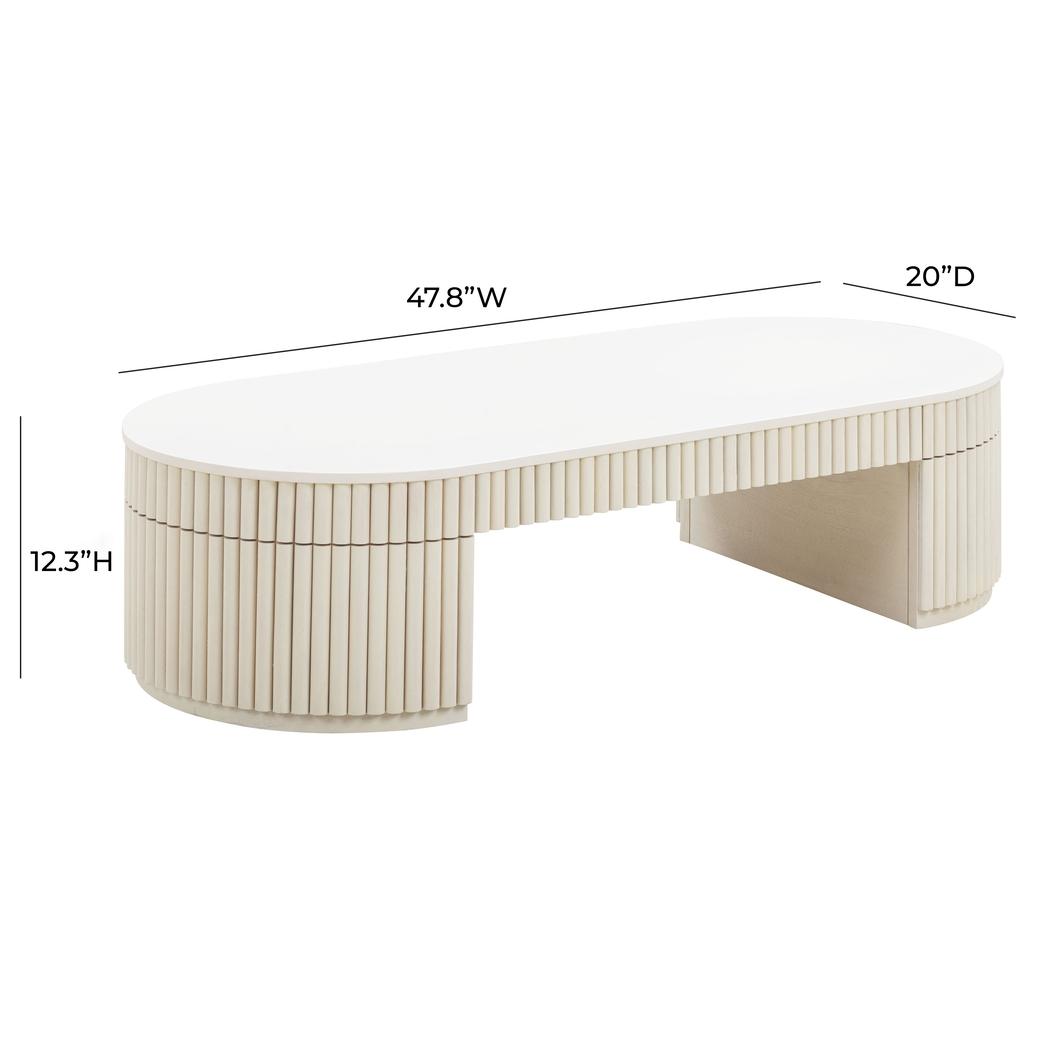 Gingoteague Cream Cocktail Table - Thumbnail - Image 5