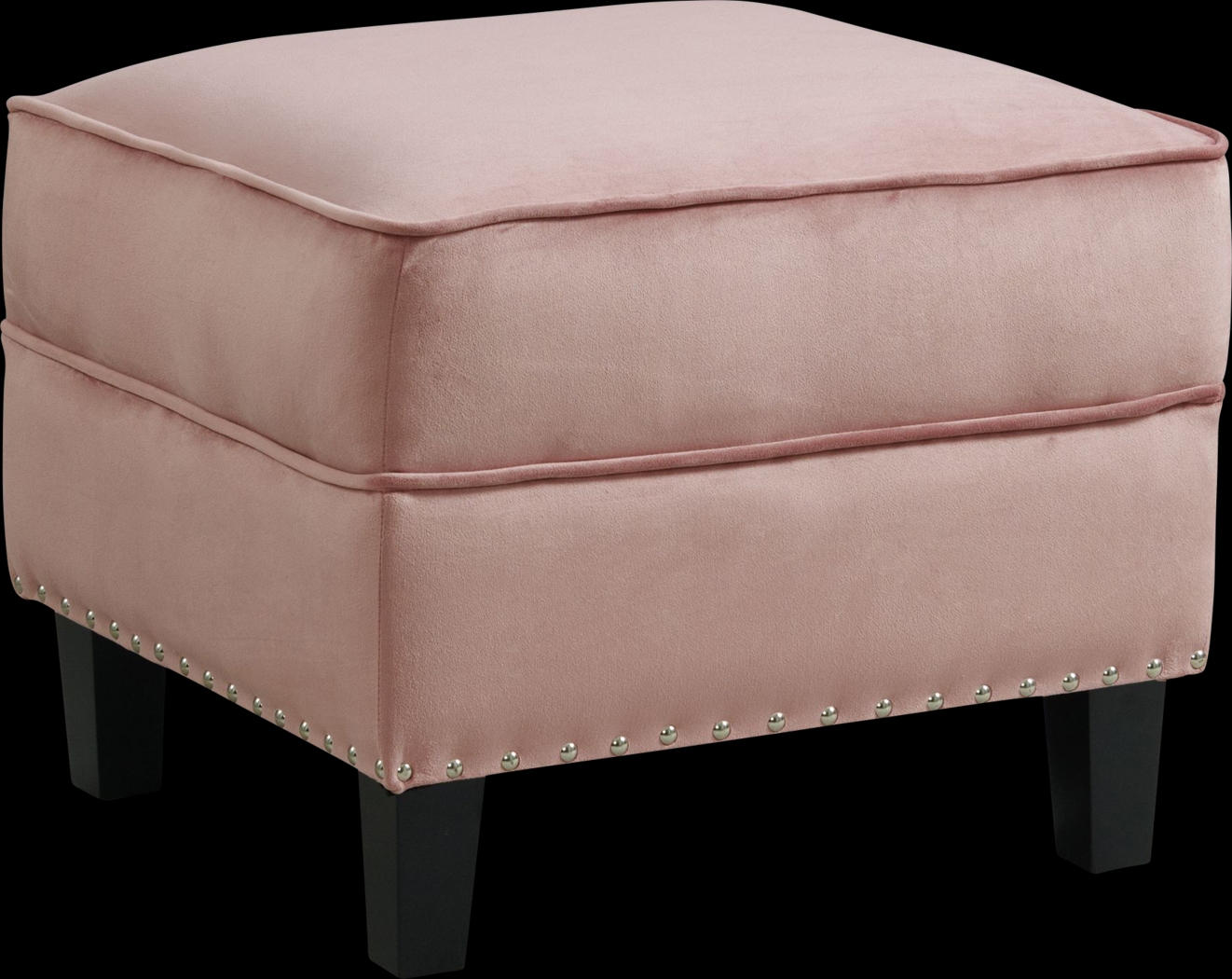 Ginnbrooke Blush Ottoman - Thumbnail - Image 1