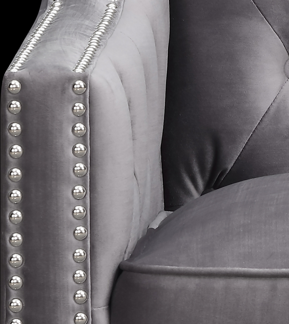 Ginnbrooke Gray Accent Chair - Thumbnail - Image 7