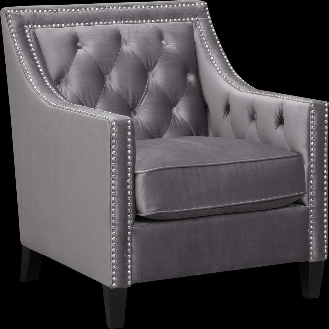 Ginnbrooke Gray Accent Chair - Thumbnail - Image 1