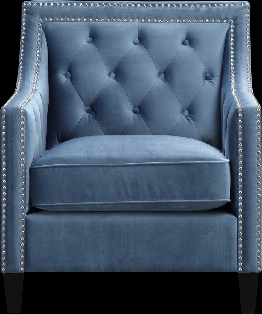 Ginnbrooke Marine Blue Accent Chair - Thumbnail - Image 3
