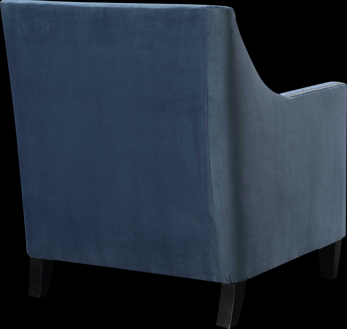 Ginnbrooke Marine Blue Accent Chair - Thumbnail - Image 4