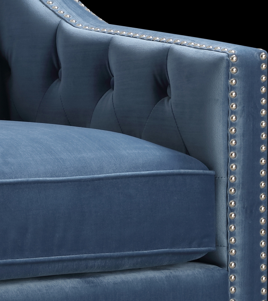 Ginnbrooke Marine Blue Accent Chair - Thumbnail - Image 6