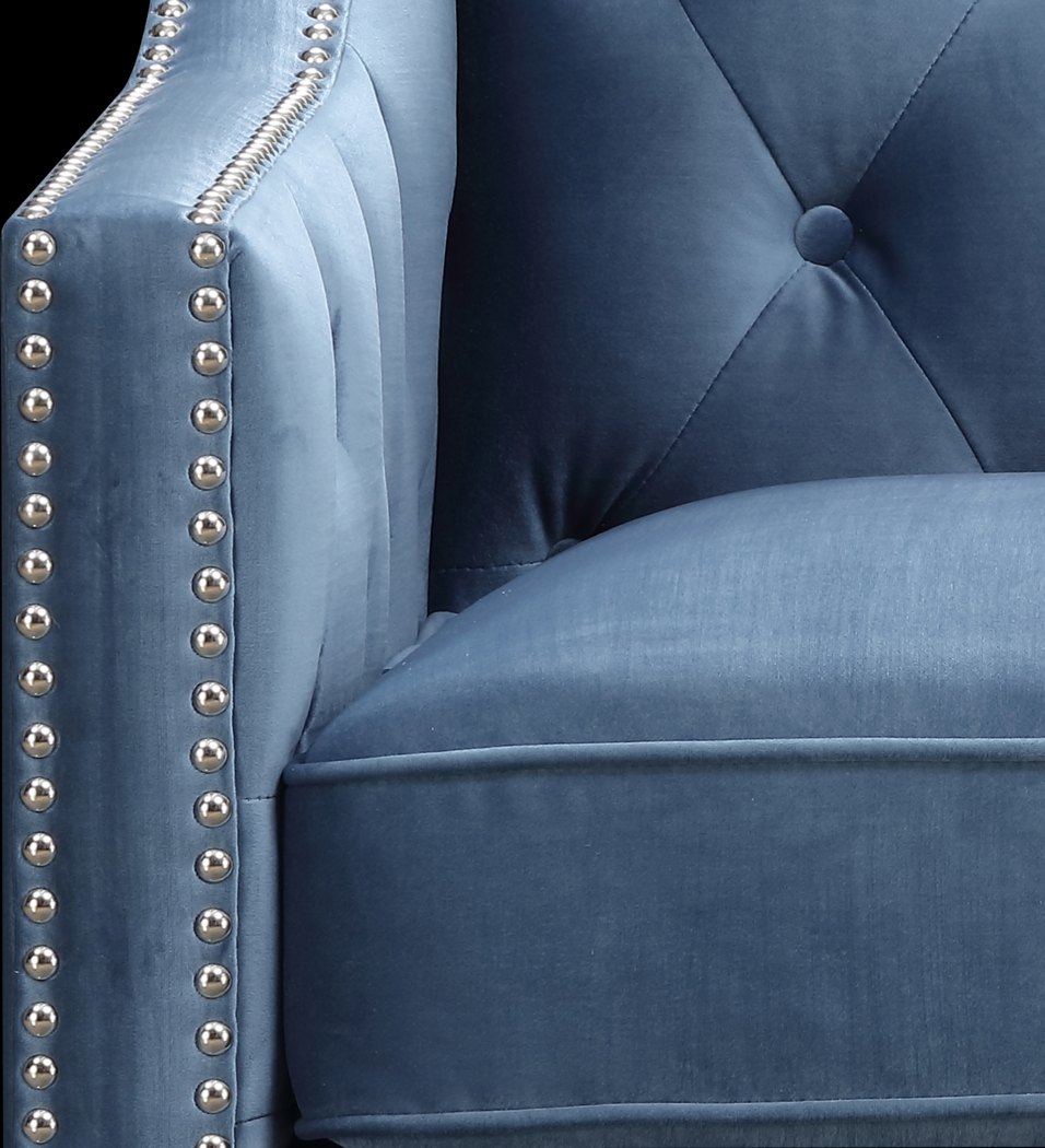 Ginnbrooke Marine Blue Accent Chair - Thumbnail - Image 7