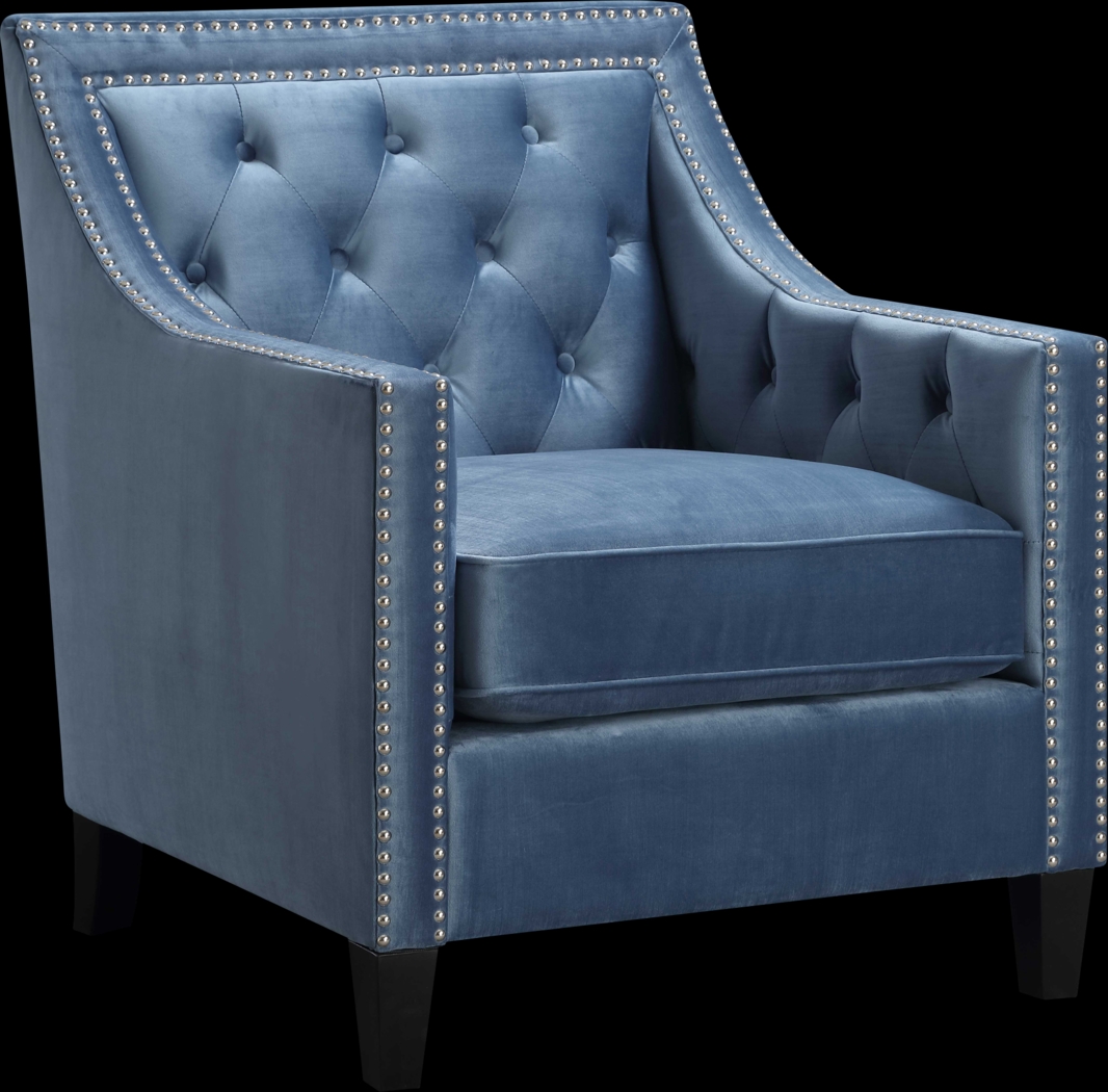 Ginnbrooke Marine Blue Accent Chair - Thumbnail - Image 1