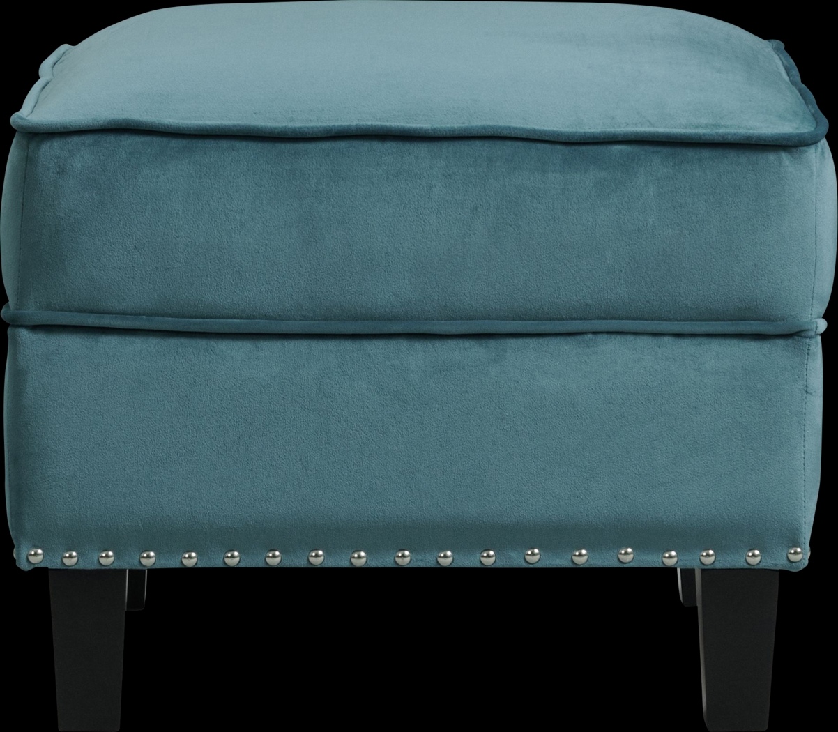 Ginnbrooke Marine Blue Ottoman - Thumbnail - Image 3