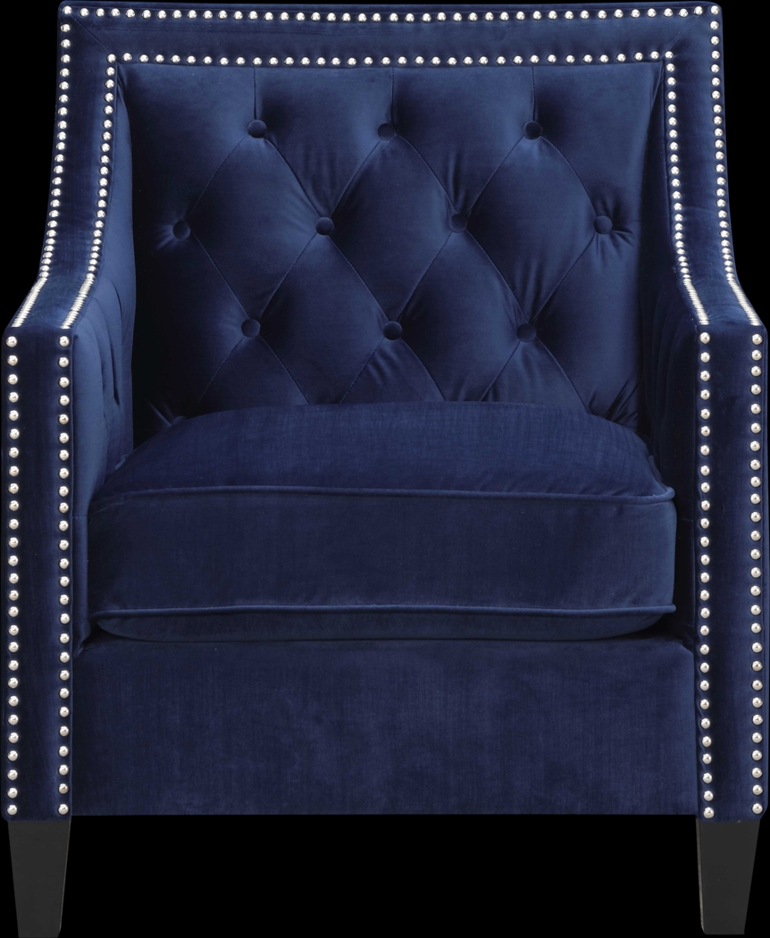 Ginnbrooke Navy Accent Chair - Thumbnail - Image 3