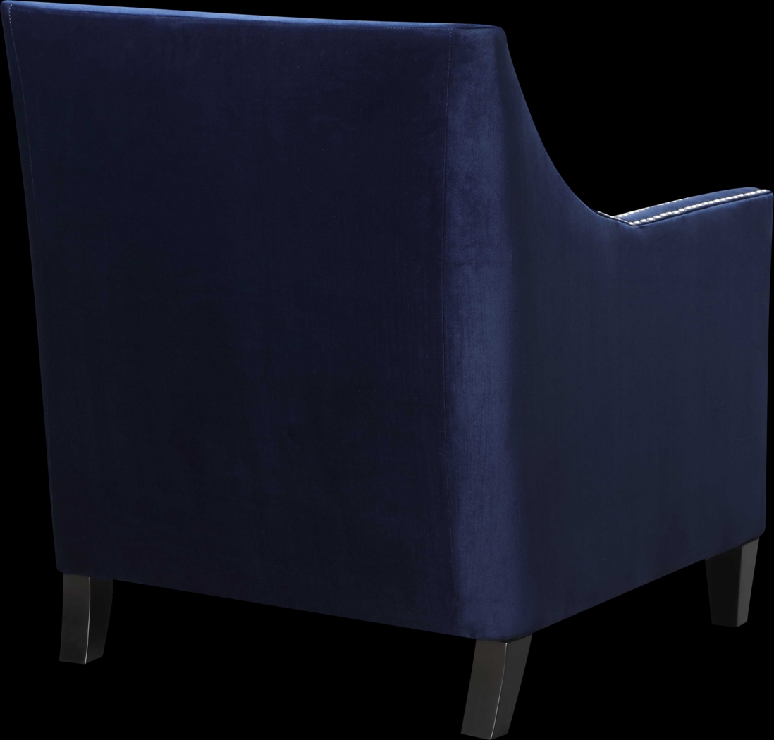 Ginnbrooke Navy Accent Chair - Thumbnail - Image 4