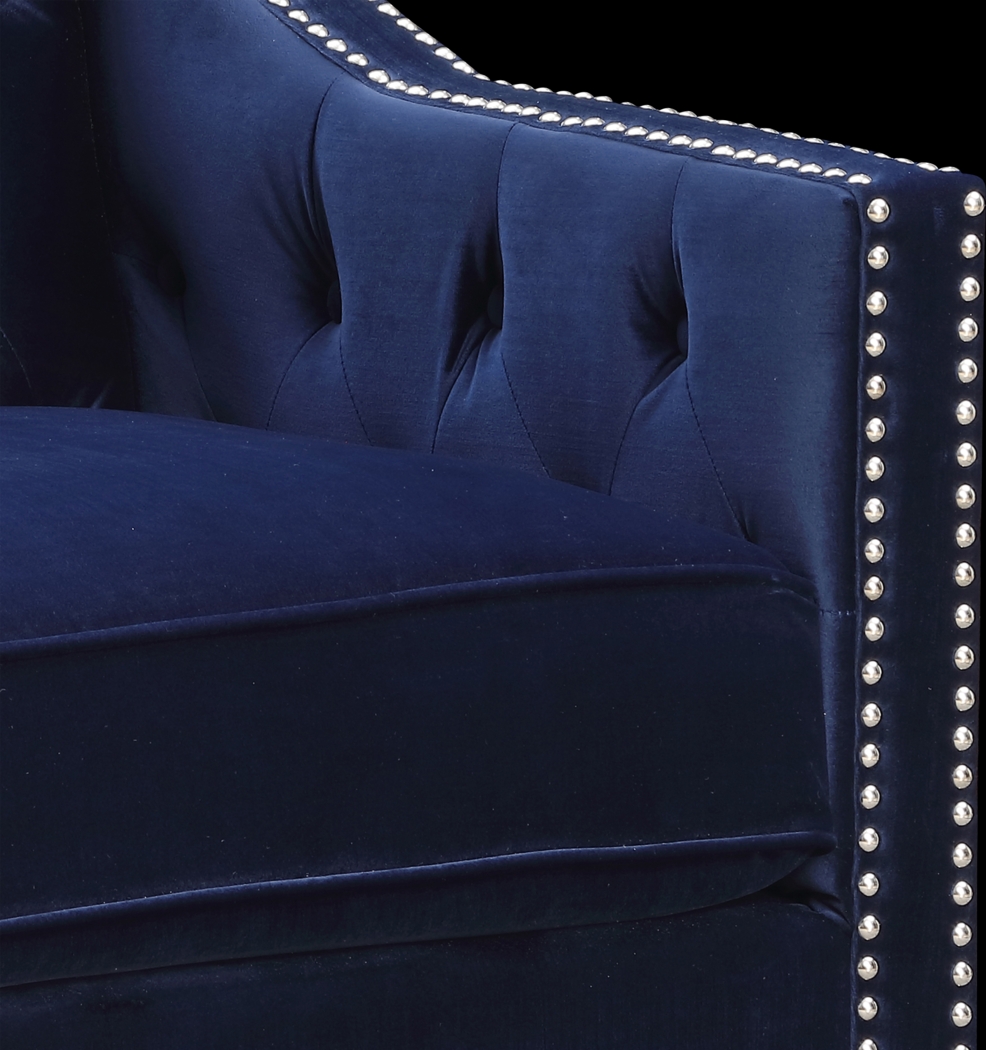 Ginnbrooke Navy Accent Chair - Thumbnail - Image 6