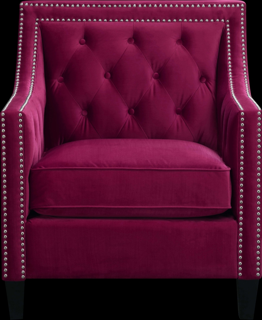 Ginnbrooke Red Accent Chair - Thumbnail - Image 3