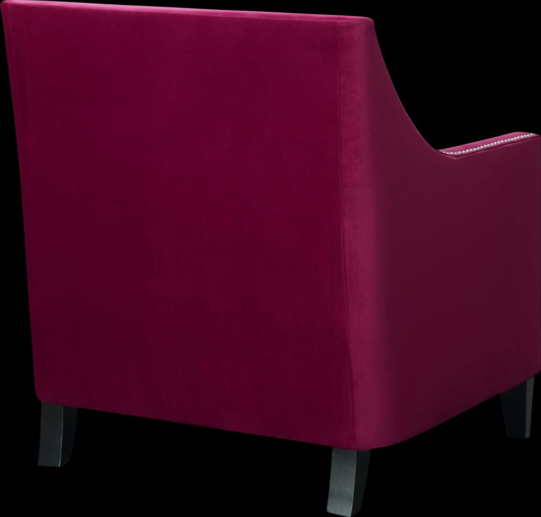 Ginnbrooke Red Accent Chair - Thumbnail - Image 4