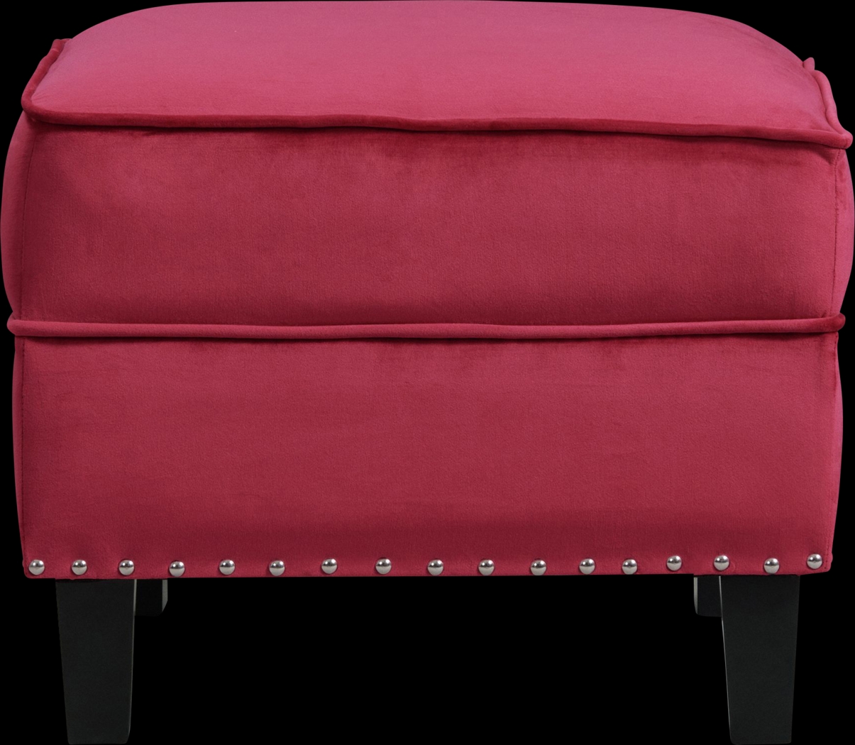 Ginnbrooke Red Ottoman - Thumbnail - Image 3
