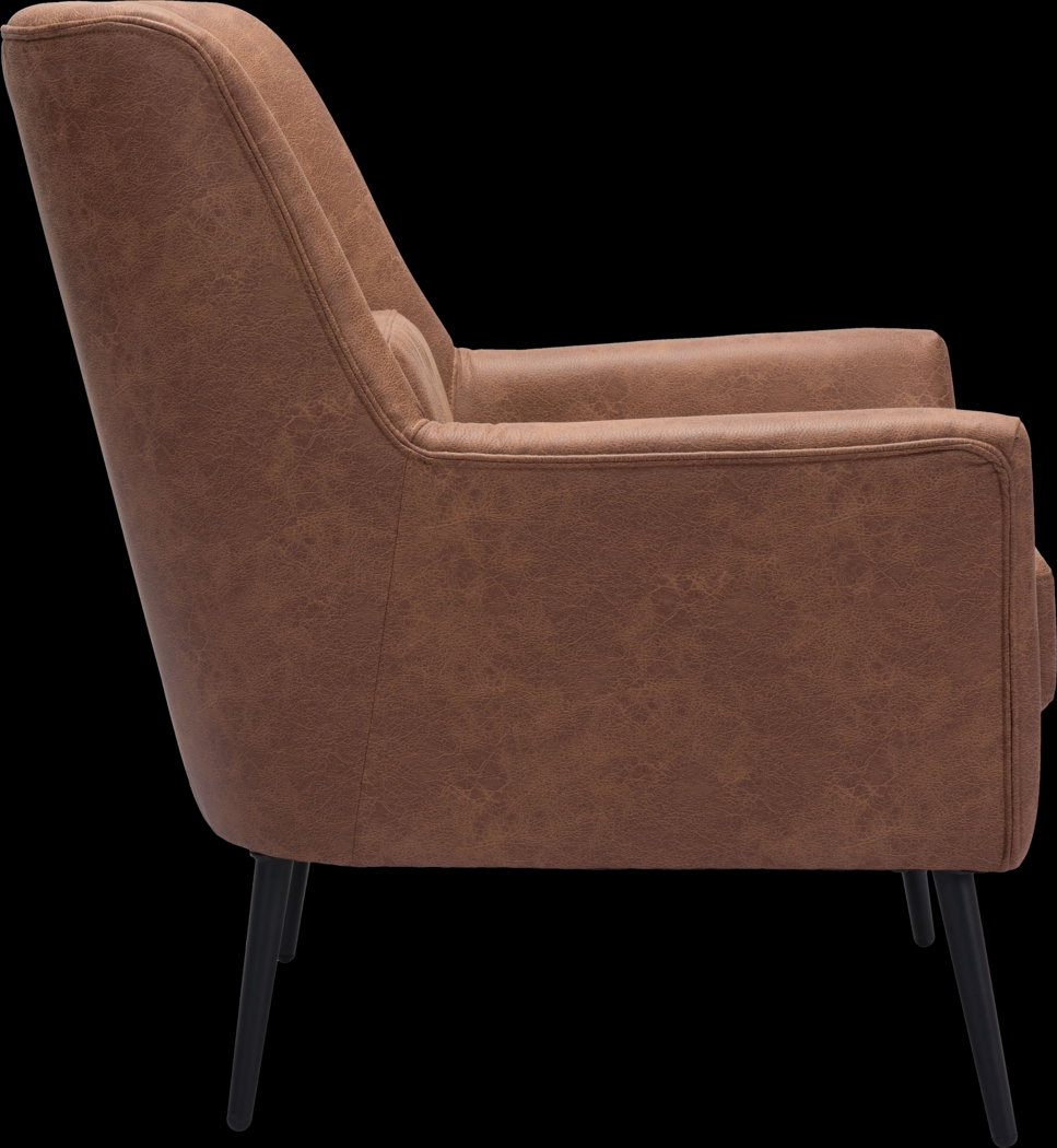 Ginpole Brown Accent Chair - Thumbnail - Image 3
