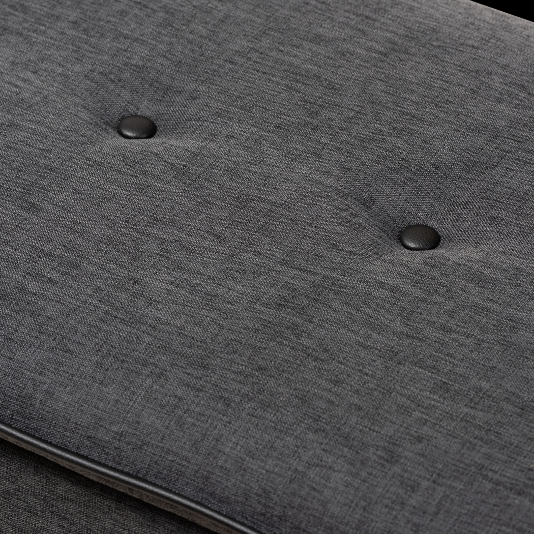 Gioni Dark Gray Storage Ottoman - Thumbnail - Image 4