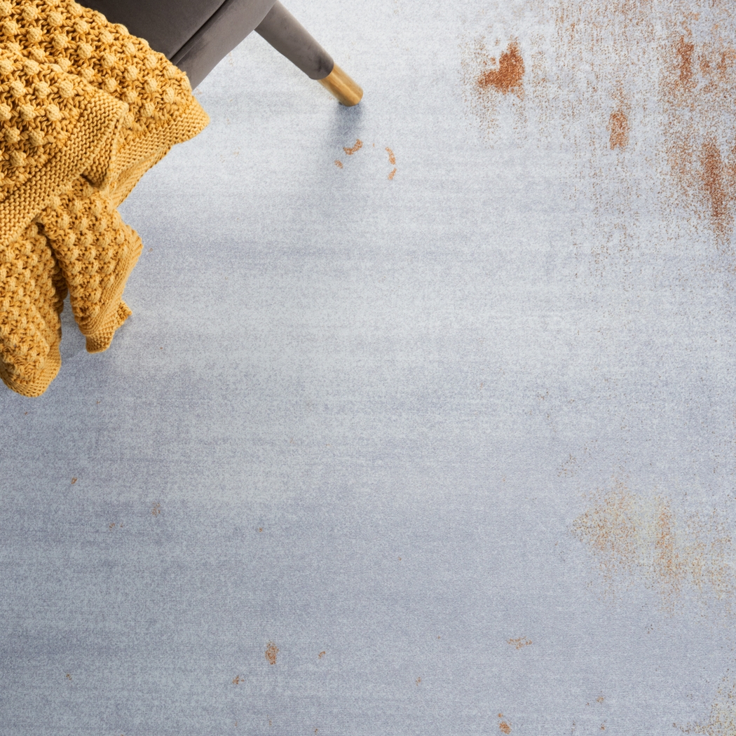 Girovi Gray/Rust 5' x 8' Rug - Thumbnail - Image 5