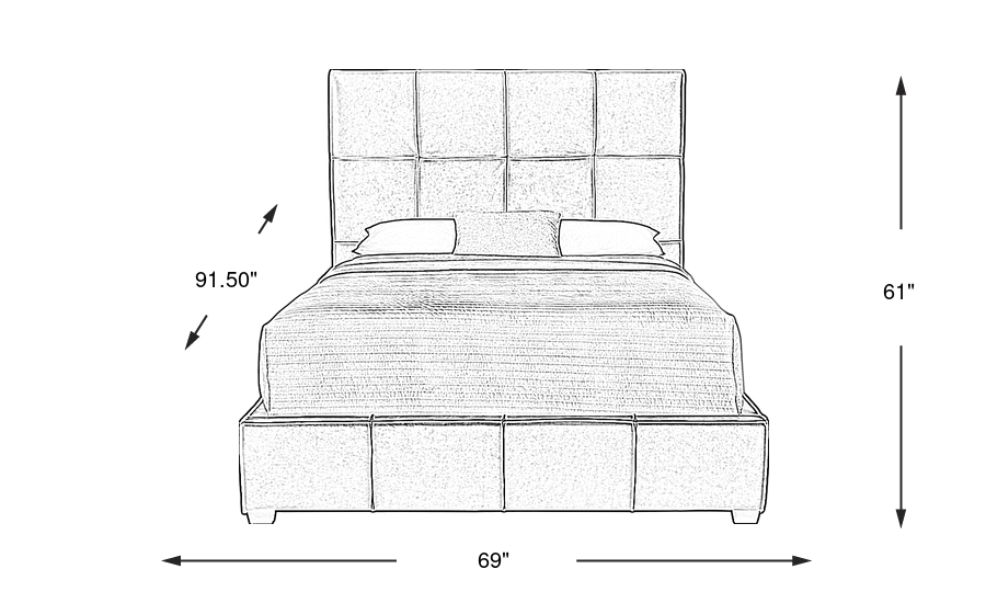 Dimension Image. Please refer to the Dimension Tab on this page for dimension details.