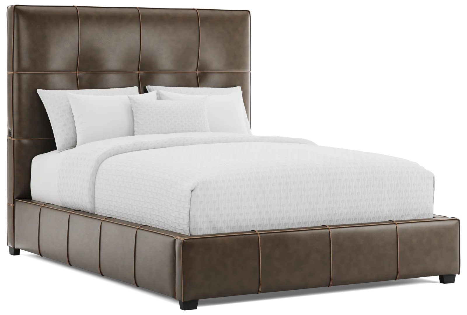 chocolate 3 pc queen bed