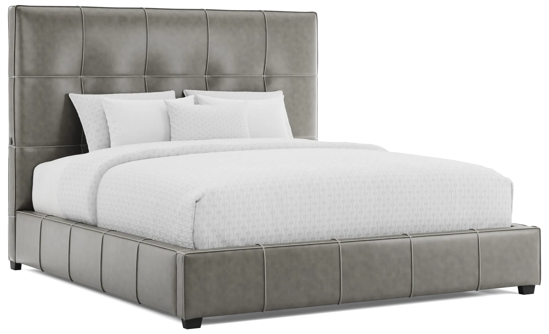 gray 3 pc king bed