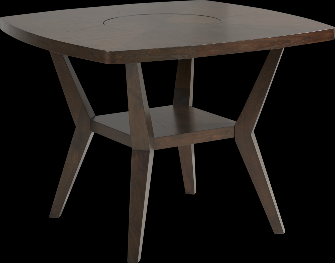 Gitan Brown Counter Height 5 Pc Dining Set - Thumbnail - Image 2