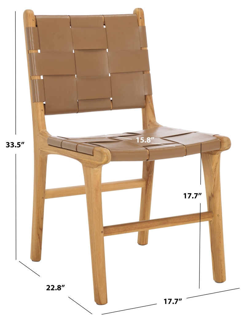 Givernola Brown Side Chairs, Set of 2 - Thumbnail - Image 3