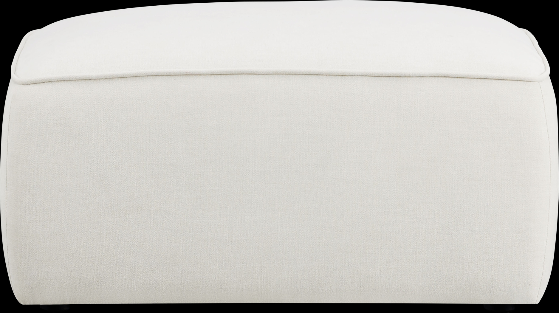 Glaciarts II Off-White Ottoman - Thumbnail - Image 2