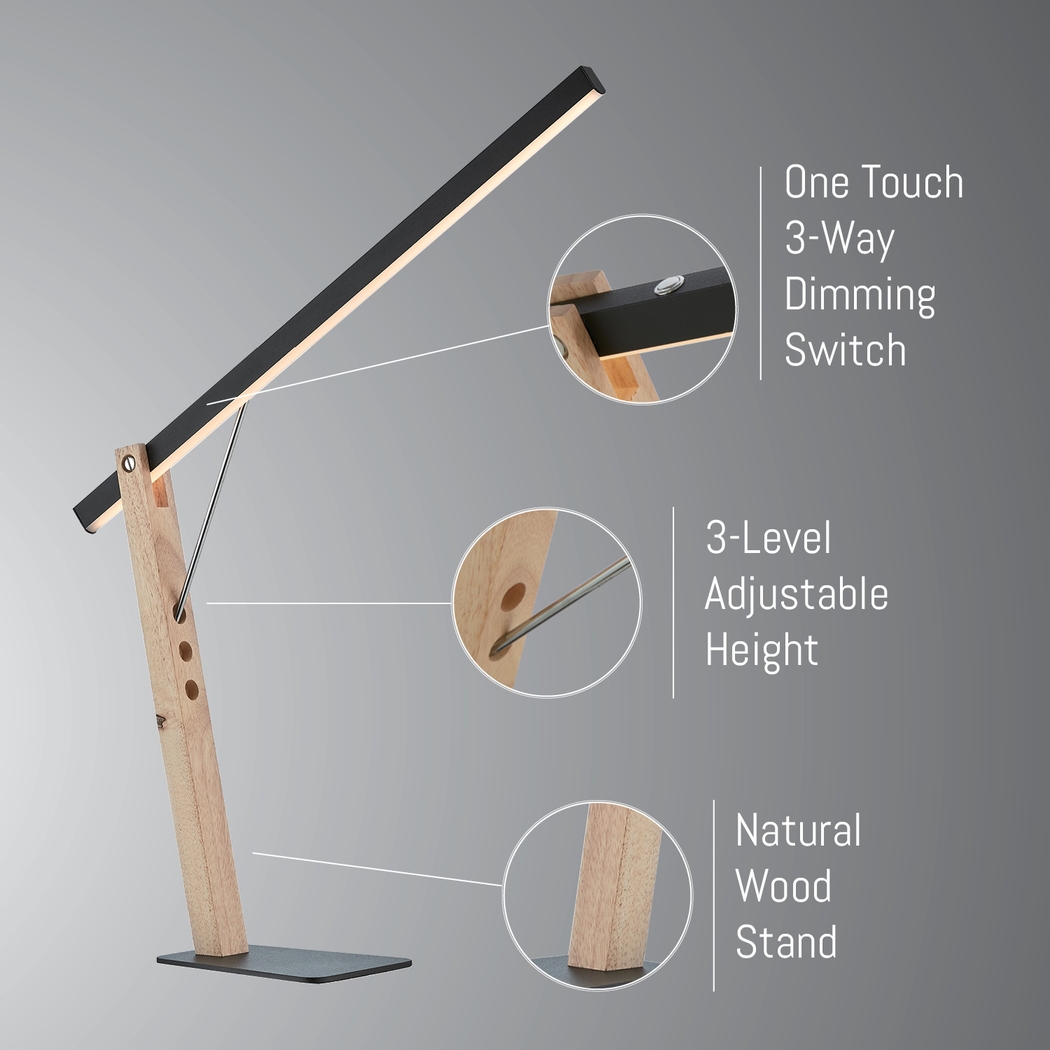 Glacier Cove Wood Table Lamp - Thumbnail - Image 5