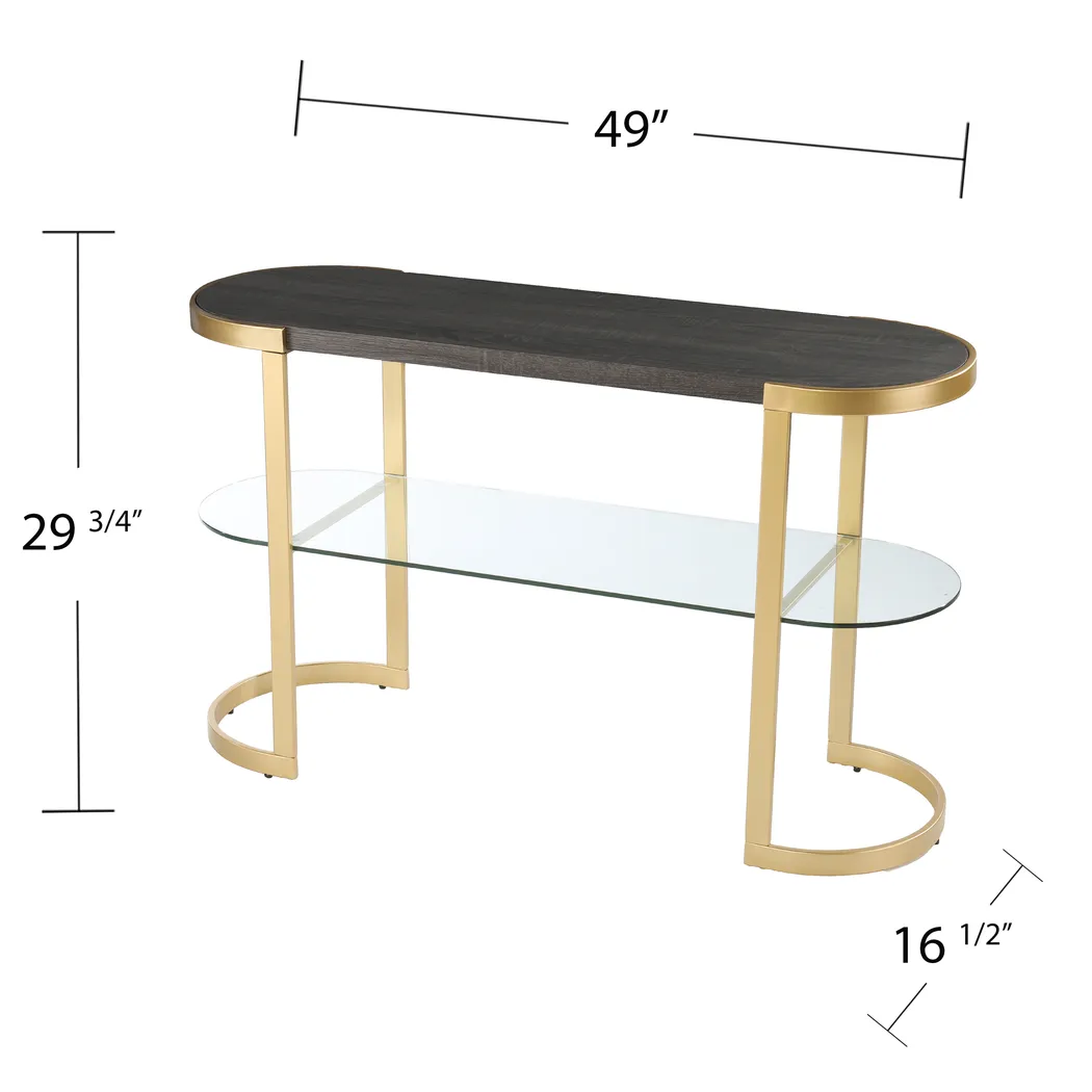 Gladden Gold Console Table - Image 5