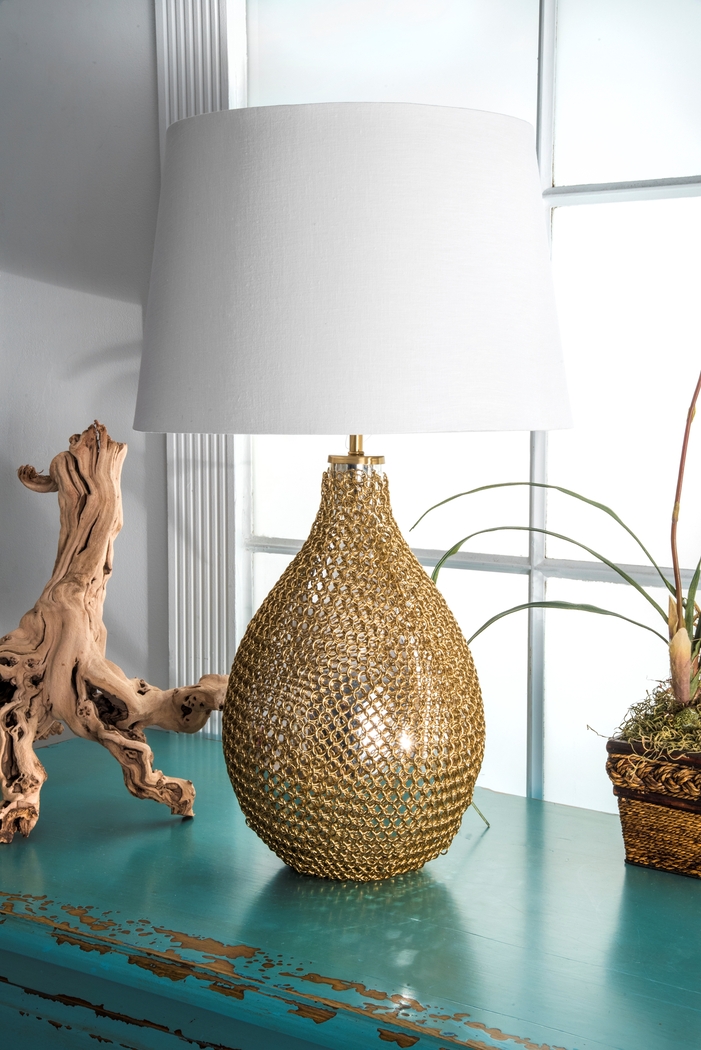 Gladiola Gold Lamp - Thumbnail - Image 2