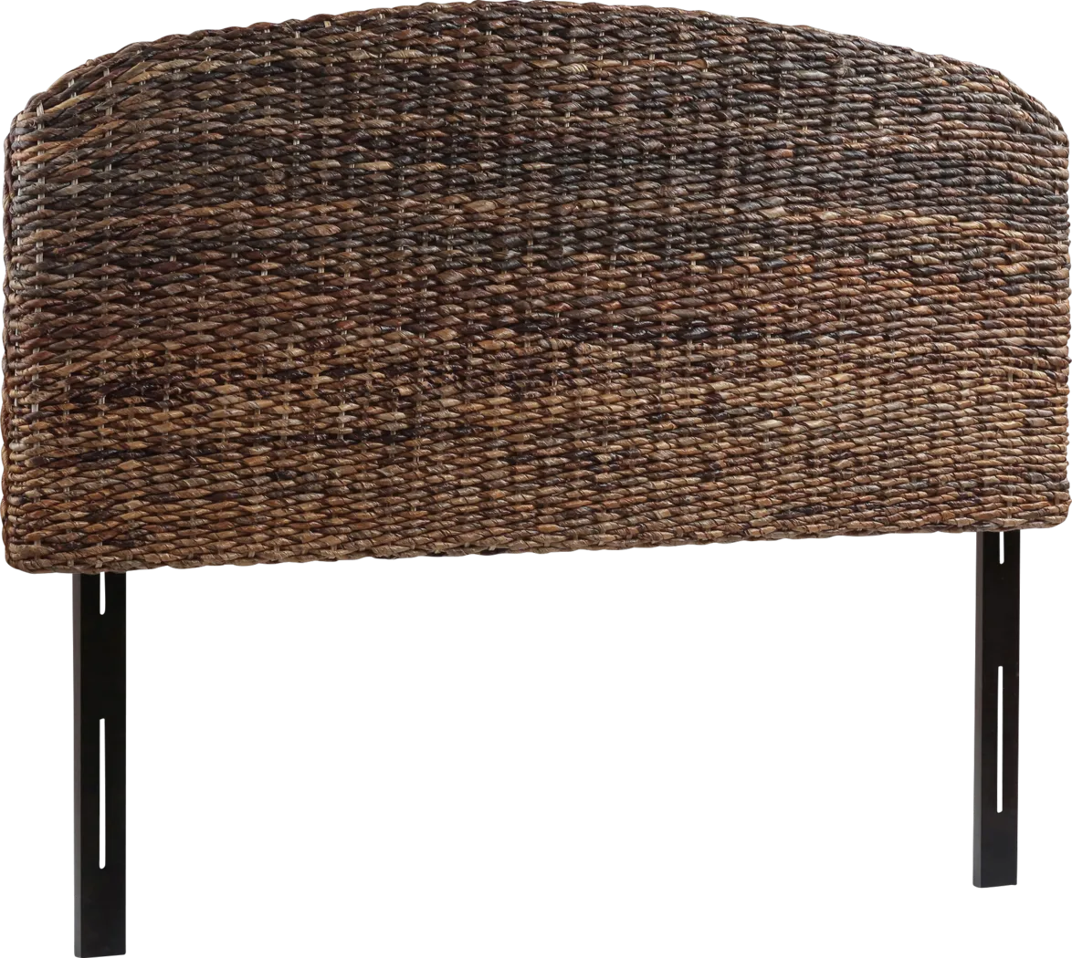 Gladiolus Brown Queen Headboard - Thumbnail - Image 1