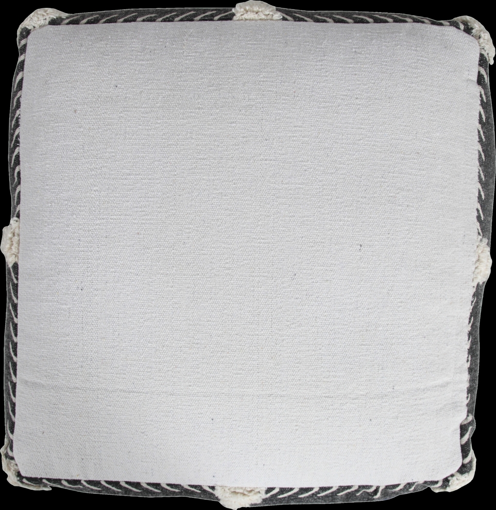 Glasella Black/White Pouf - Thumbnail - Image 9