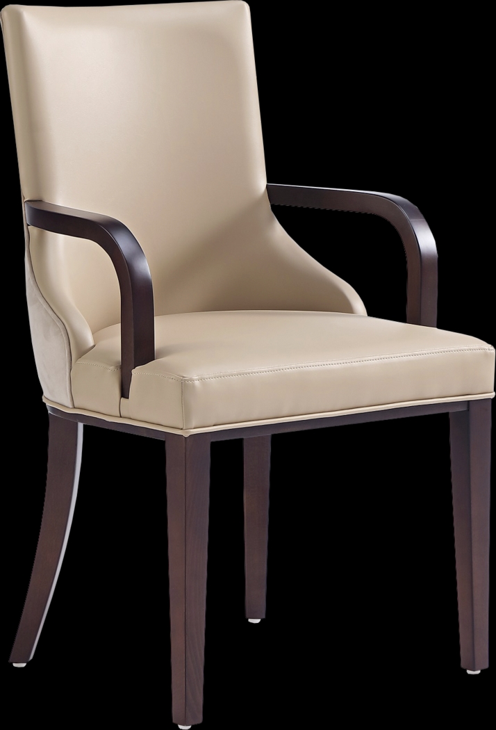 Glaspey Tan Arm Chair - Thumbnail - Image 1