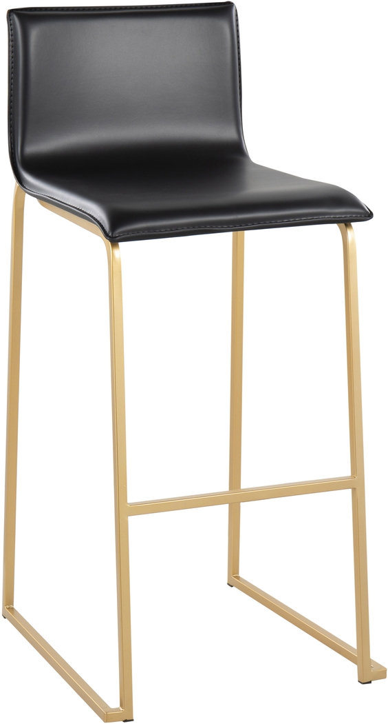Glatigny I Black Barstool Set of 2 - Thumbnail - Image 2